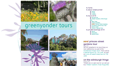 Desktop Screenshot of greenyondertours.com
